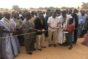 Le directeur général de l'Agence Nationale Tadamoun inaugure une école dans la commune de Timzine, au Hodh El Gharbi [PhotoReportage]