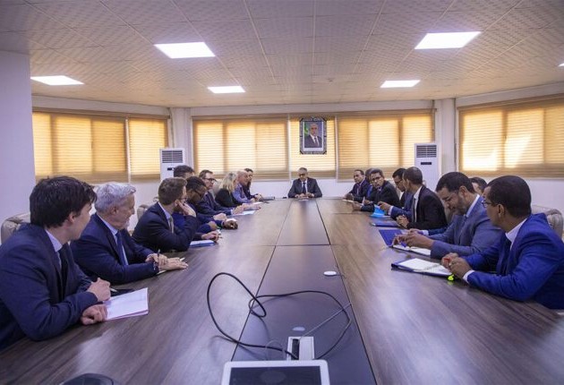 Le ministre de l’Énergie se réunit avec une mission européenne sur le financement du tronçon Nouakchott-Aleg