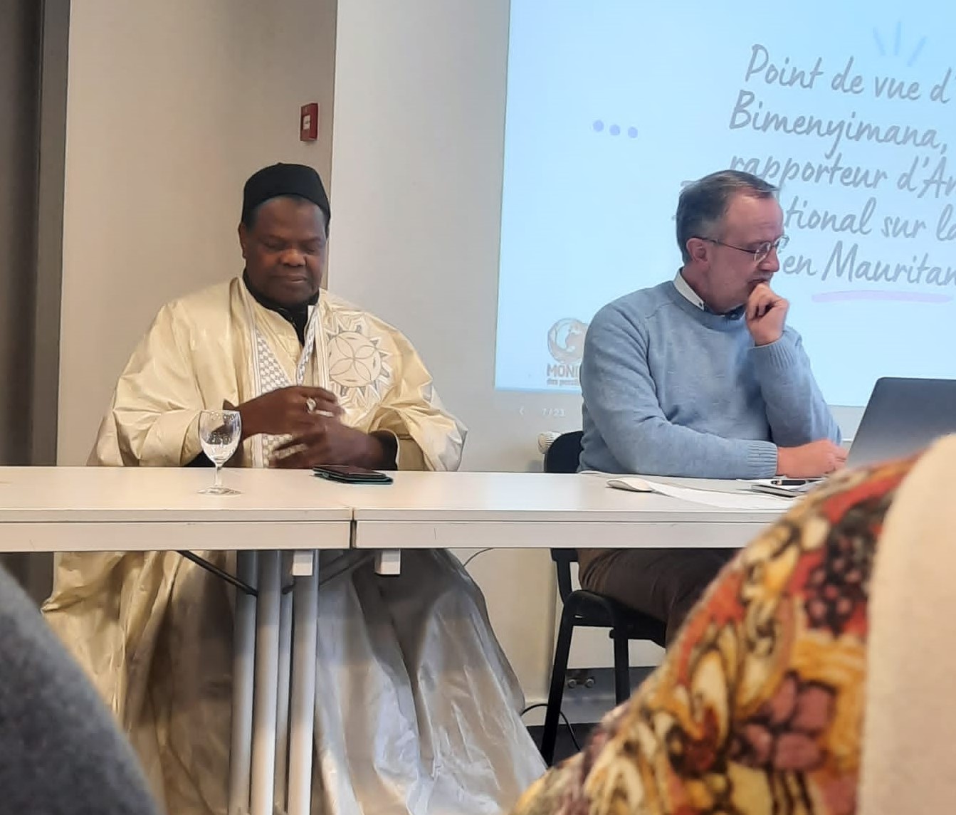 Conférence sur l'esclavagisme en Mauritanie et la traite des êtres humains en Europe