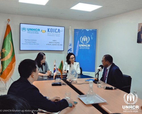 Communiqué de presse / signature d’accord HCR-KOICA 28 février 2024