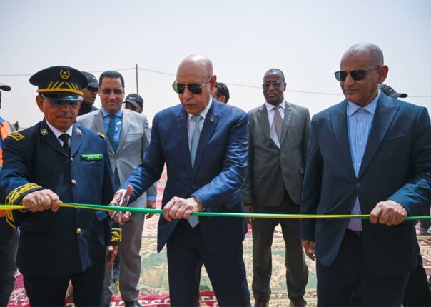 Le Président de la République inaugure un projet destiné à accroitre la production d’eau au profit de Kiffa