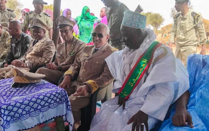 Le wali de Gorgol visite le regroupement de “Tagué” dans la moughataa de Maghama