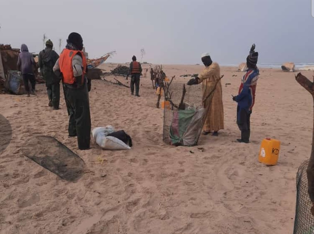 Ndiago se mobilise contre l’avancée de la mer