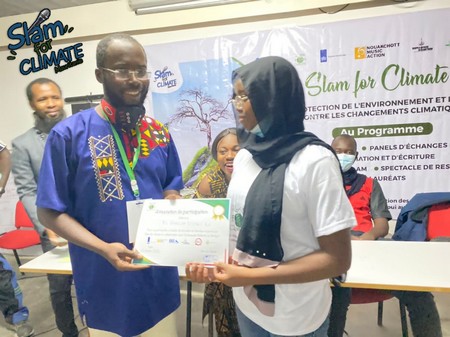 Le projet Slam for Climate à Nouadhibou pour sensibiliser les jeunes sur la protection de l’environnement